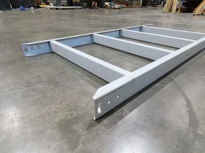 Hytrol HPS 37"W Conveyor Leg 78" Top Section Extension No Brackets WHITE