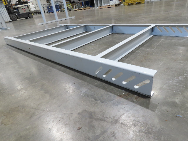 Hytrol HPS 37"W Conveyor Leg 78" Top Section Extension No Brackets WHITE