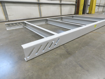 Hytrol HPS 37"W Conveyor Leg 78" Top Section Extension No Brackets WHITE