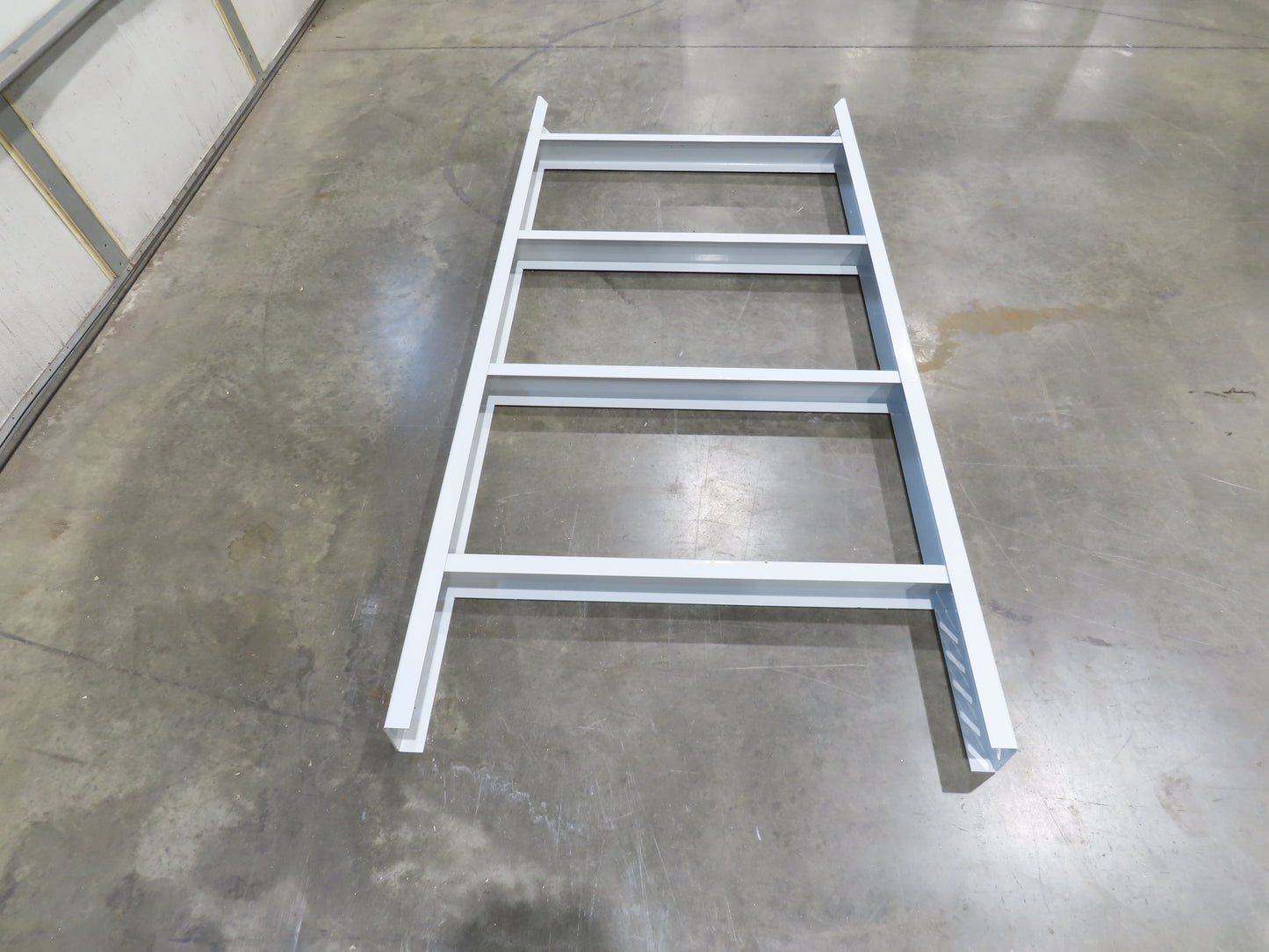 Hytrol HPS 37"W Conveyor Leg 78" Top Section Extension No Brackets WHITE