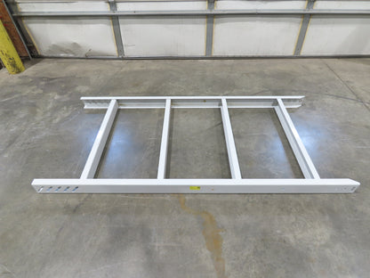 Hytrol HPS 37"W Conveyor Leg 78" Top Section Extension No Brackets WHITE