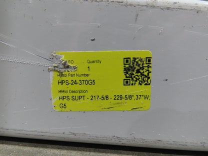 Hytrol HPS 37"W Conveyor Leg 72" Top Section Extension No Brackets WHITE