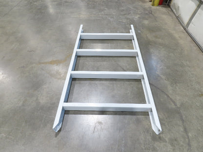 Hytrol HPS 37"W Conveyor Leg 72" Top Section Extension No Brackets WHITE