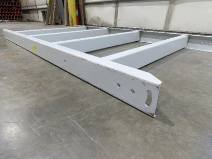 Hytrol HPS 37"W Conveyor Leg 72" Top Section Extension No Brackets WHITE