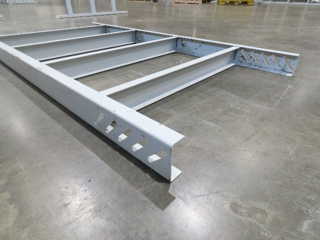 Hytrol HPS 37"W Conveyor Leg 72" Top Section Extension No Brackets WHITE