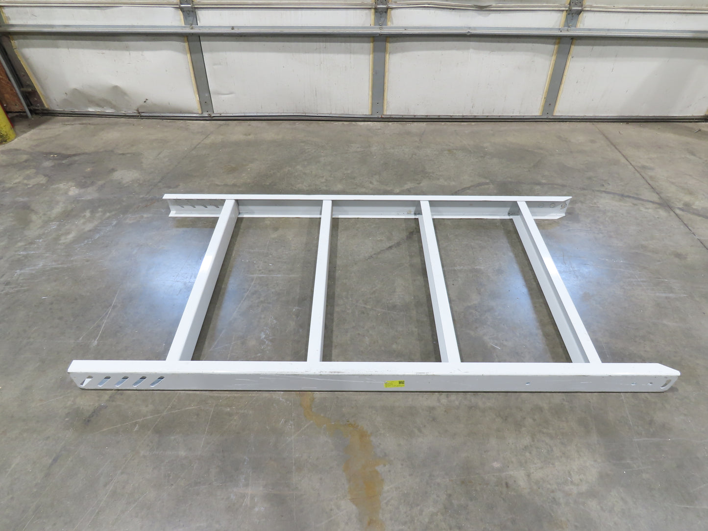 Hytrol HPS 37"W Conveyor Leg 72" Top Section Extension No Brackets WHITE