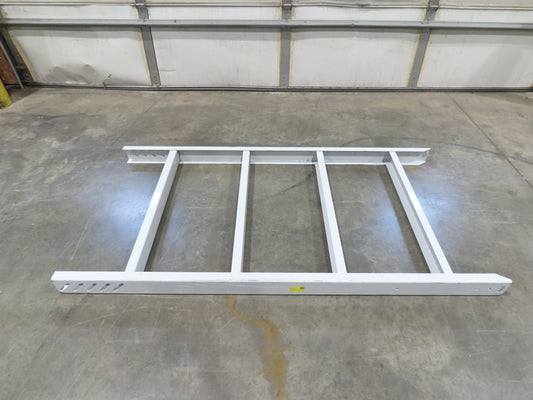 Hytrol HPS 37"W Conveyor Leg 72" Top Section Extension No Brackets WHITE