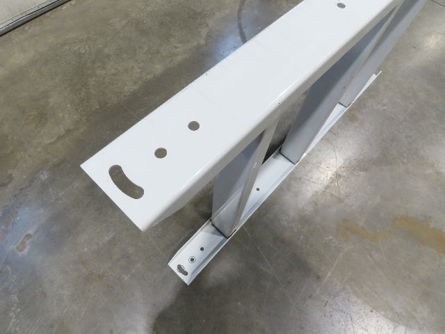 Hytrol HPS 31"W Conveyor Leg 54" Top Section Extension No Brackets WHITE
