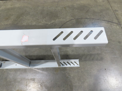 Hytrol HPS 31"W Conveyor Leg 54" Top Section Extension No Brackets WHITE
