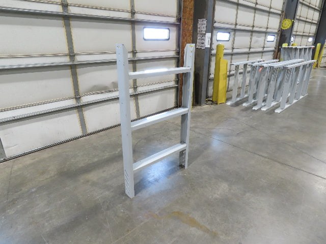 Hytrol HPS 31"W Conveyor Leg 54" Top Section Extension No Brackets WHITE