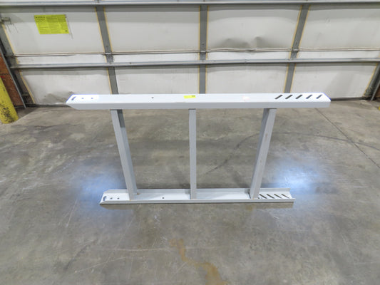 Hytrol HPS 31"W Conveyor Leg 54" Top Section Extension No Brackets WHITE