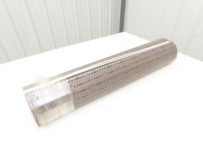 Rexnord HP7706-33 MatTop Perforated Top Plastic Conveyor Chain 33"W 10' Length