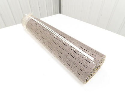 Rexnord HP7706-33 MatTop Perforated Top Plastic Conveyor Chain 33"W 10' Length