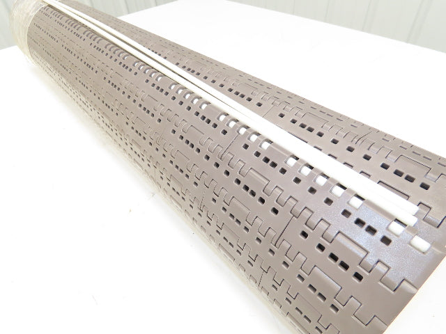 Rexnord HP7706-33 MatTop Perforated Top Plastic Conveyor Chain 33"W 10' Length