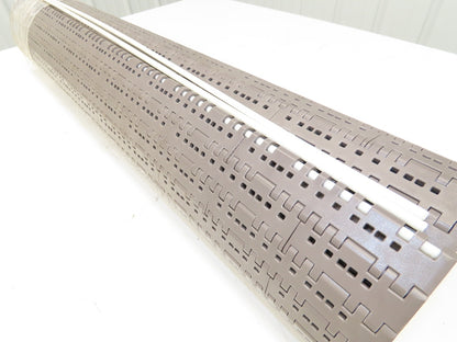Rexnord HP7706-33 MatTop Perforated Top Plastic Conveyor Chain 33"W 10' Length