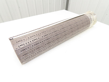Rexnord HP7706-33 MatTop Perforated Top Plastic Conveyor Chain 33"W 10' Length