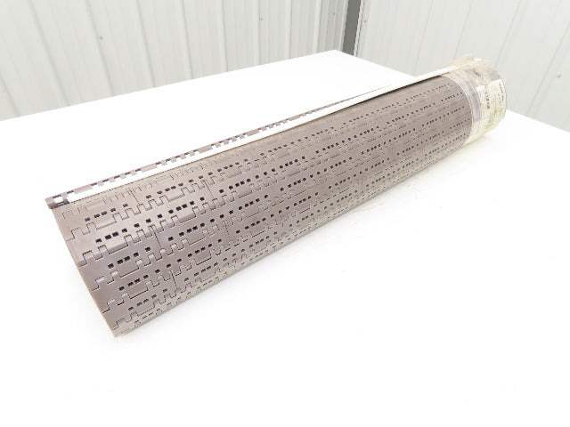 Rexnord HP7706-33 MatTop Perforated Top Plastic Conveyor Chain 33"W 10' Length