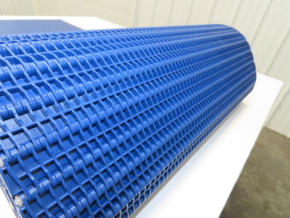 Intralox 900 MatTop Flat Top Plastic Conveyor Belt Chain BLUE 21.6"W 10' Length
