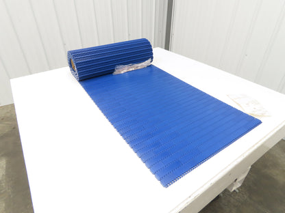 Intralox 900 MatTop Flat Top Plastic Conveyor Belt Chain BLUE 21.6"W 10' Length