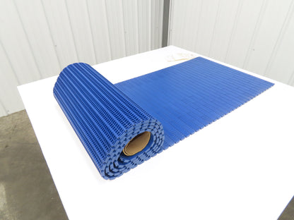 Intralox 900 MatTop Flat Top Plastic Conveyor Belt Chain BLUE 21.6"W 10' Length