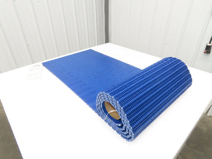 Intralox 900 MatTop Flat Top Plastic Conveyor Belt Chain BLUE 21.6"W 10' Length