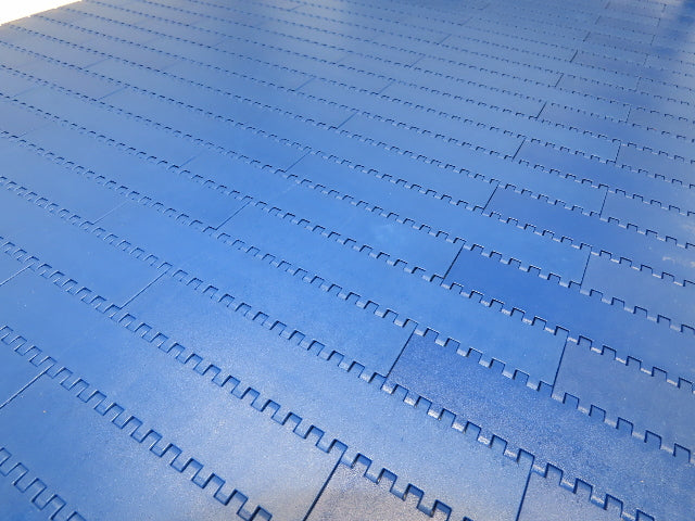 Intralox 900 MatTop Flat Top Plastic Conveyor Belt Chain BLUE 21.6"W 10' Length
