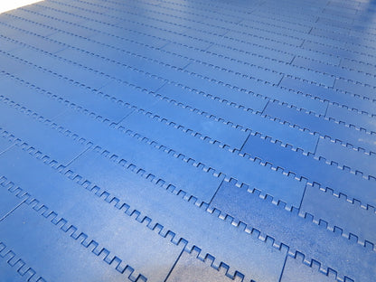 Intralox 900 MatTop Flat Top Plastic Conveyor Belt Chain BLUE 21.6"W 10' Length