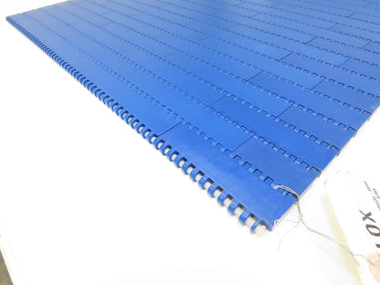 Intralox 900 MatTop Flat Top Plastic Conveyor Belt Chain BLUE 21.6"W 10' Length