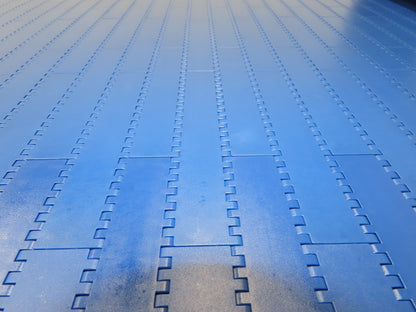 Intralox 900 MatTop Flat Top Plastic Conveyor Belt Chain BLUE 21.6"W 10' Length