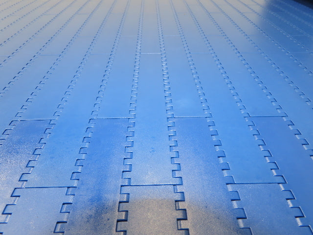 Intralox 900 MatTop Flat Top Plastic Conveyor Belt Chain BLUE 21.6"W 10' Length