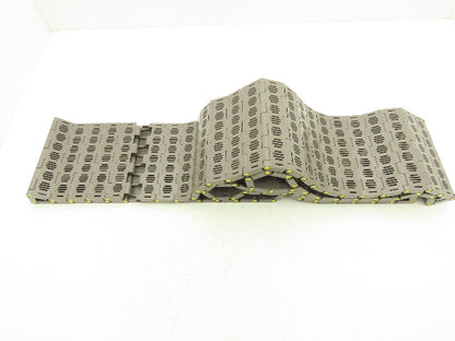 Rexnord 5706-7.5 MatTop Perforated Top Plastic Conveyor Belt Chain 7.5"W 10'L