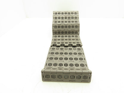 Rexnord 5706-7.5 MatTop Perforated Top Plastic Conveyor Belt Chain 7.5"W 10'L