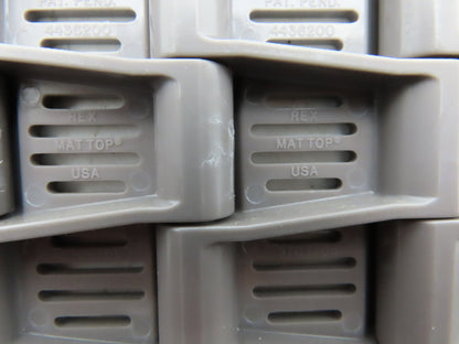 Rexnord 5706-7.5 MatTop Perforated Top Plastic Conveyor Belt Chain 7.5"W 10'L