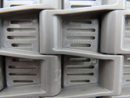 Rexnord 5706-7.5 MatTop Perforated Top Plastic Conveyor Belt Chain 7.5"W 10'L