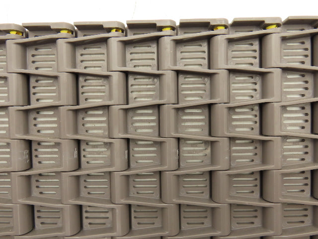 Rexnord 5706-7.5 MatTop Perforated Top Plastic Conveyor Belt Chain 7.5"W 10'L