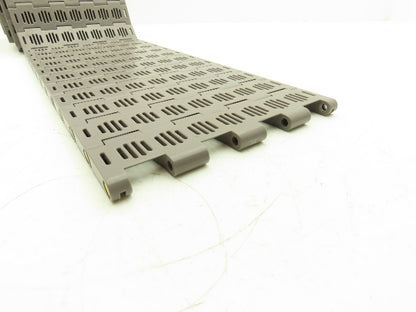 Rexnord 5706-7.5 MatTop Perforated Top Plastic Conveyor Belt Chain 7.5"W 10'L