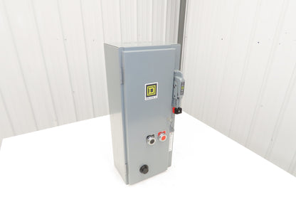 Square D Combination Motor Starter Non Fusible 10HP 600V 3ph 120V Coil