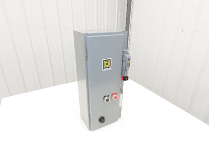 Square D Combination Motor Starter Non Fusible 10HP 600V 3ph 120V Coil