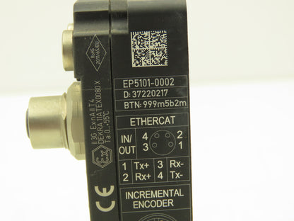 Beckhoff EP5101-0002 EtherCAT Box Incremental Encoder Interface 1 Channel Bus 5V