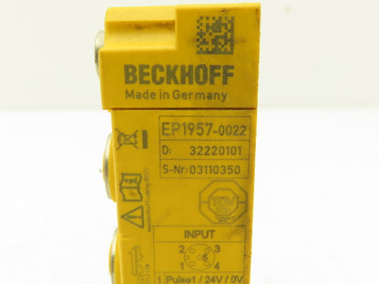 Beckhoff EP1957-0022 EtherCAT Box TwinSAFE Logic 8-Channel I/O Module 24VDC