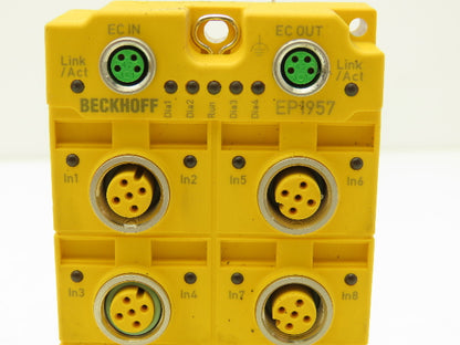 Beckhoff EP1957-0022 EtherCAT Box TwinSAFE Logic 8-Channel I/O Module 24VDC