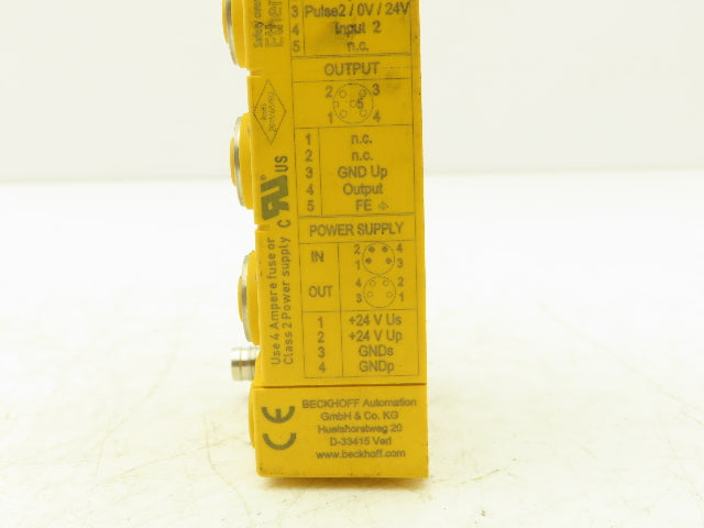 Beckhoff EP1957-0022 EtherCAT Box TwinSAFE Logic 8-Channel I/O Module 24VDC