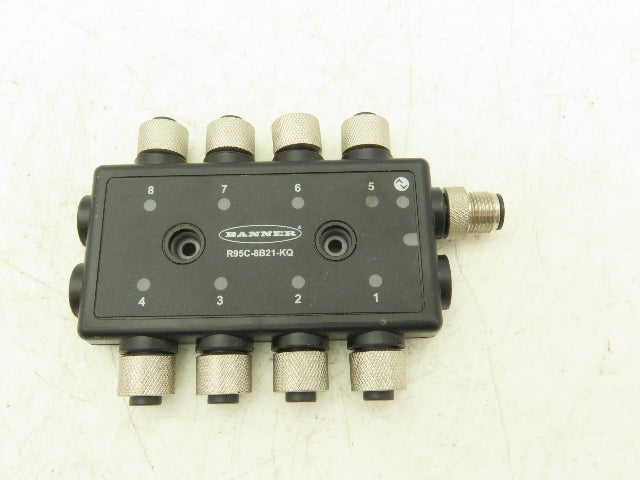 Banner R95C-8B21-KQ IO-link Hub Converter 8 port 4-pin M12 24 VDC