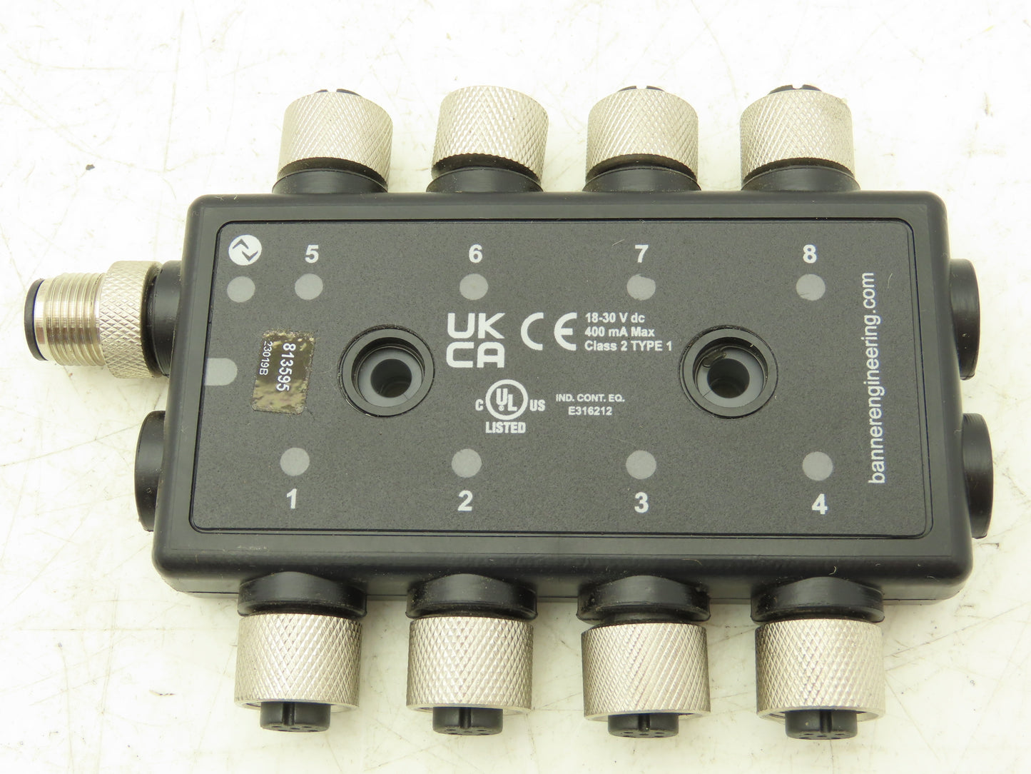 Banner R95C-8B21-KQ IO-link Hub Converter 8 port 4-pin M12 24 VDC