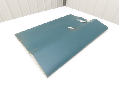 27.5"W Green PVC Rubber Conveyor Belt 700mm W x 1050mm L Endless 2-Ply