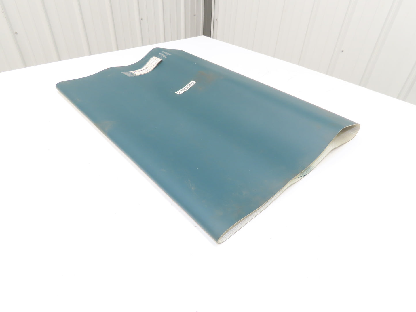 27.5"W Green PVC Rubber Conveyor Belt 700mm W x 1050mm L Endless 2-Ply