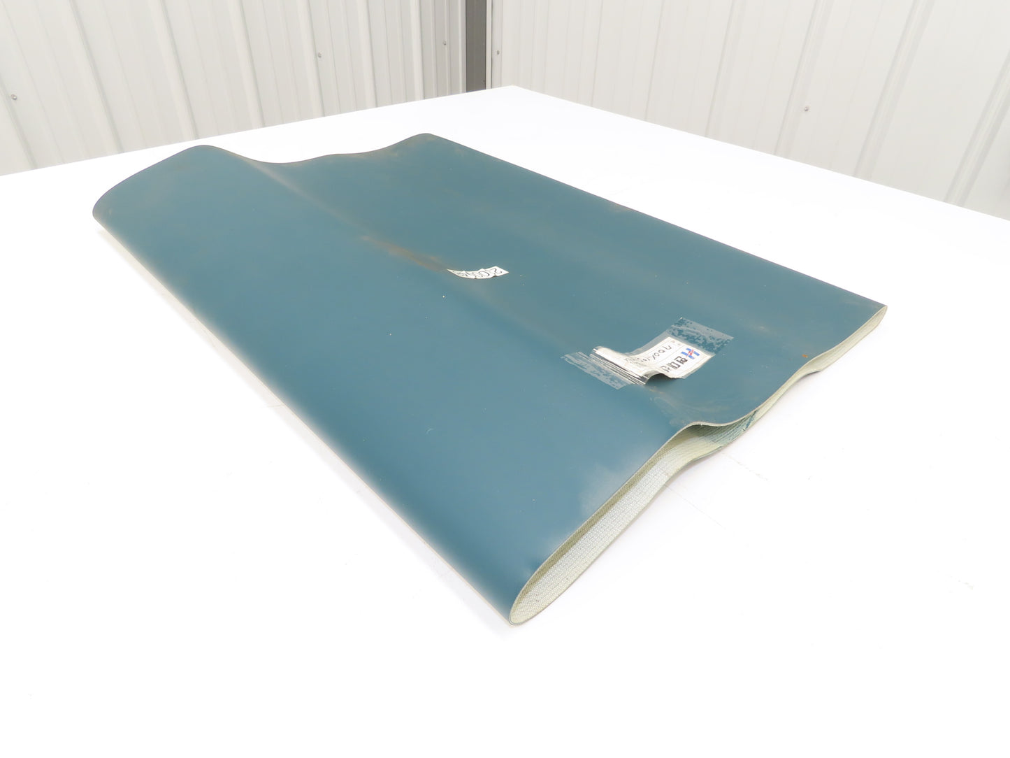 27.5"W Green PVC Rubber Conveyor Belt 700mm W x 1050mm L Endless 2-Ply