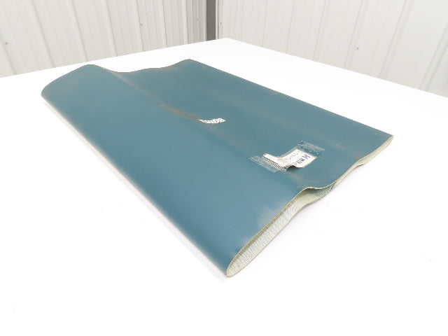 27.5"W Green PVC Rubber Conveyor Belt 700mm W x 1050mm L Endless 2-Ply