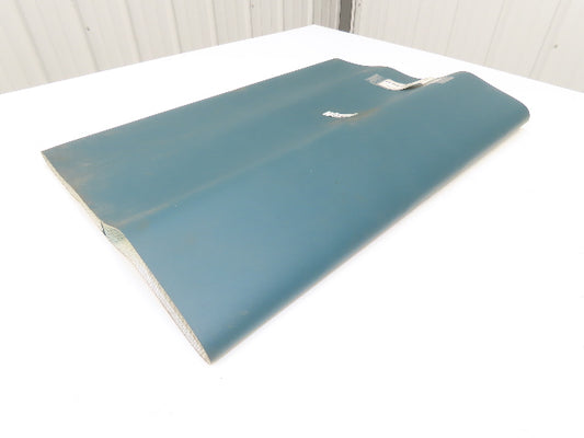 27.5"W Green PVC Rubber Conveyor Belt 700mm W x 1050mm L Endless 2-Ply