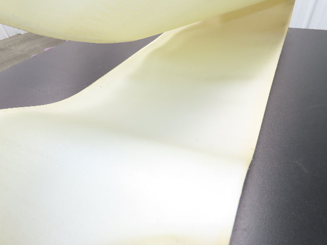 16"W x 9'L White PVC Smooth Top Conveyor Belt Corrugated Side Walls Endless